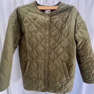 Amuse Society Olive Quilted Jacket